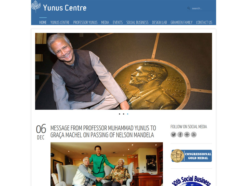 Muhammad Yunus Official Website