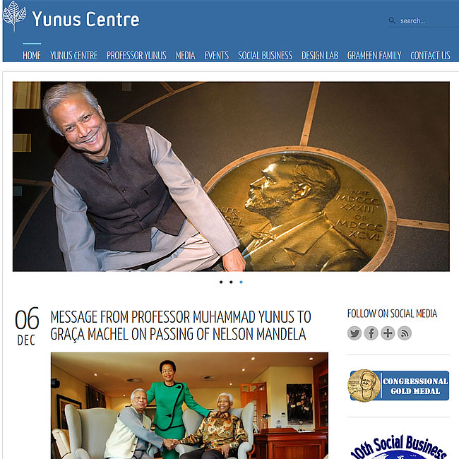 Muhammad Yunus Official Website